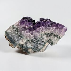 Deep Purple Uruguayan Amethyst Cluster - Raw AAA Grade - 397g (14oz) - Natural
